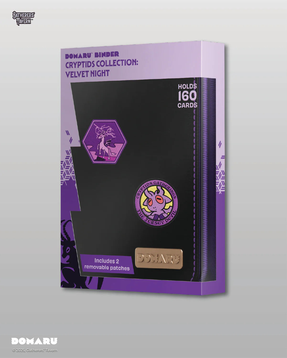 DOMARU Deco Patch Binder Cryptids Collection - Velvet Night (4-Pocket)