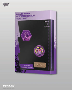 DOMARU Deco Patch Binder Cryptids Collection - Velvet Night (4-Pocket)