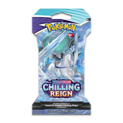 2021 Pokemon Sword & Shield Chilling Reign Sleeved Booster Pack