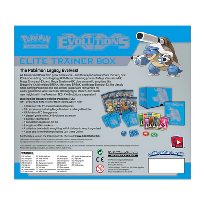 2016 Pokémon TCG: XY—Evolutions (Mega Blastoise) Elite Trainer Box