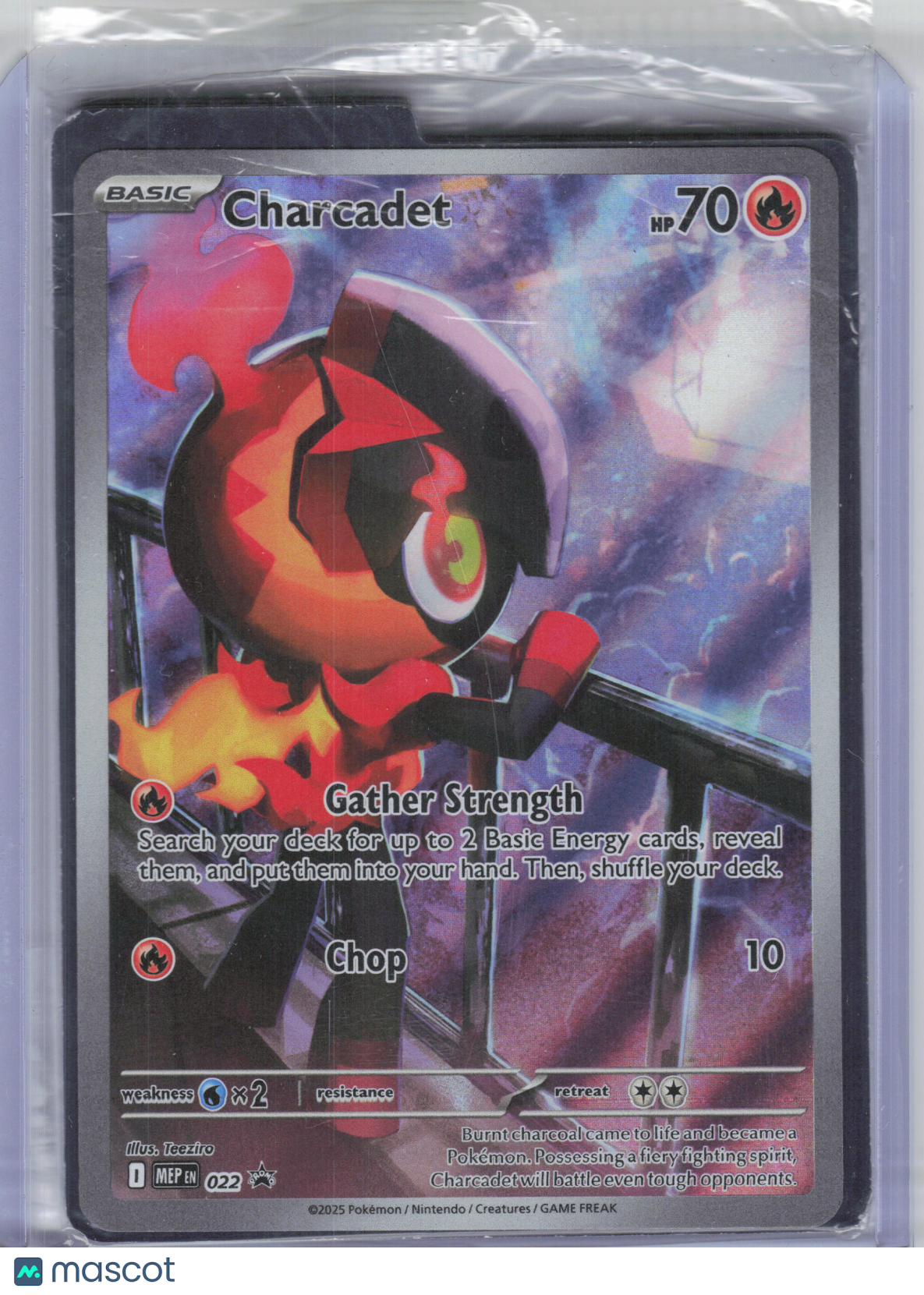2025 Pokemon—Charcadet #022 Mega Evolution Promo—Black Star Promo Holo [Sealed]