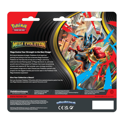 Pokémon TCG: Mega Evolution 3-Pack Blister