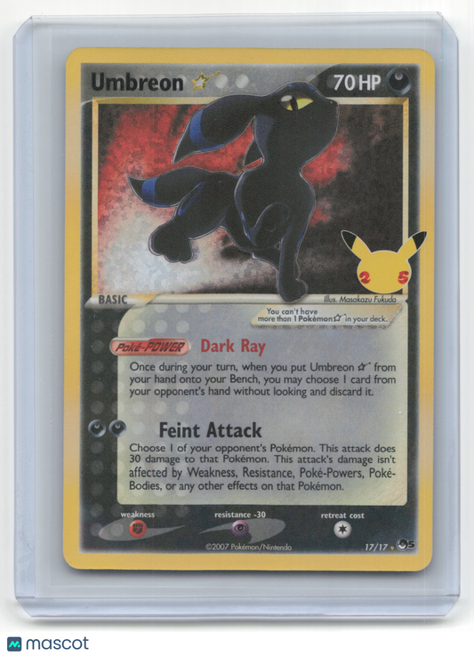 2021 Pokemon TCG Umbreon Celebrations #17/17 English