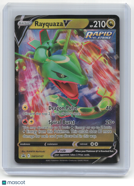 2021 Pokemon Rayquaza V SWSH Black Star Promos #SWSH147 Promo