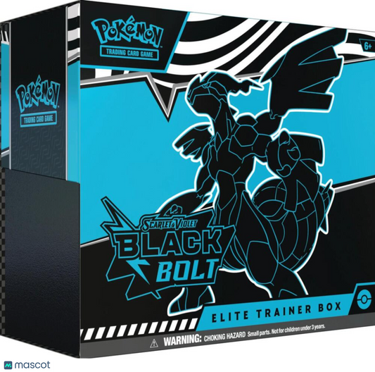 2025 Pokemon Scarlet & Violet Black Bolt Elite Trainer Box