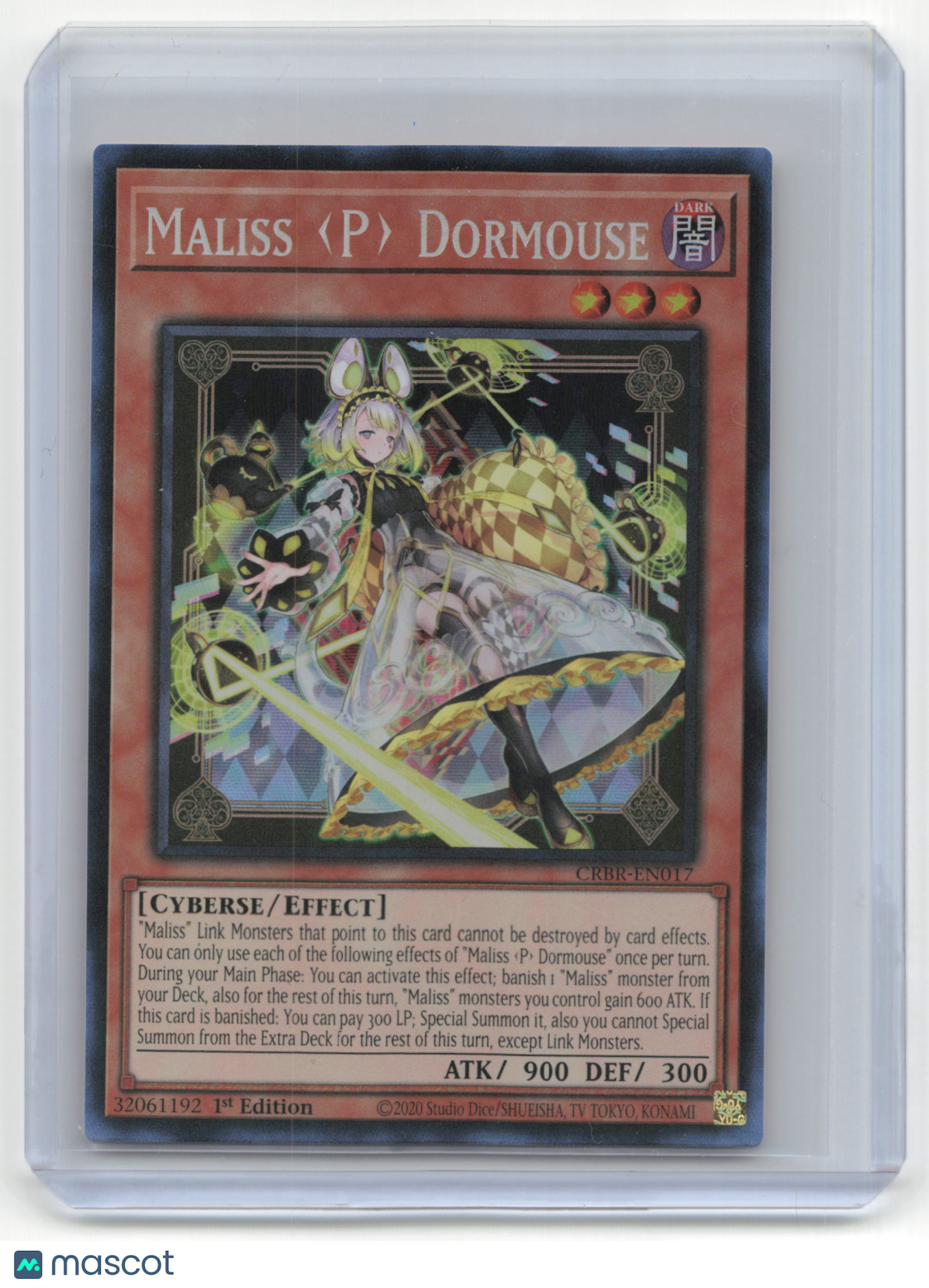 2023 Yu-Gi-Oh! Maliss Dormouse Crossover Breakers #CRBR-EN017 Collector Rare