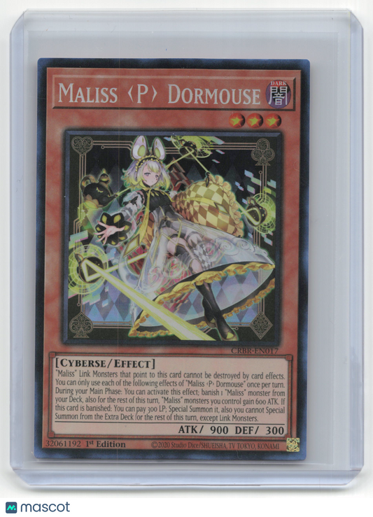 2023 Yu-Gi-Oh! Maliss Dormouse Crossover Breakers #CRBR-EN017 Collector Rare
