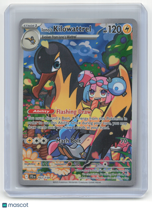 2025 Pokemon TCG Kilowattrel Journey Together #163/159