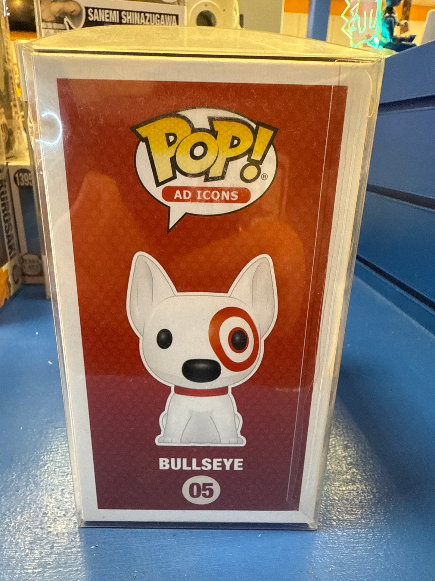 Funko Bullseye # Flocked Target Comic Con Debut
