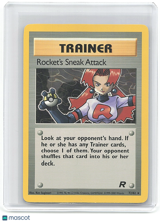 2000 Pokemon Rocket's Sneak Attack #72/82