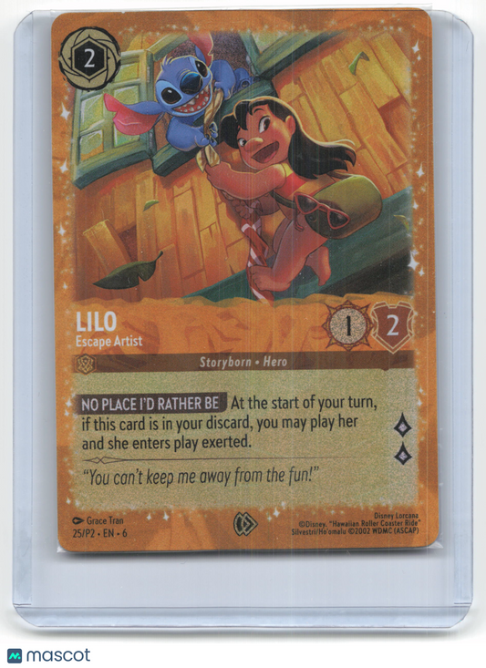 2024 Disney Lorcana Lilo Lorcana Promos #25/P2