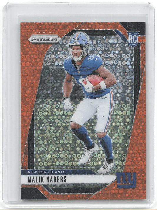 2024 Panini Prizm Football Malik Nabers RC #370 - Papa Joey's Collectibles