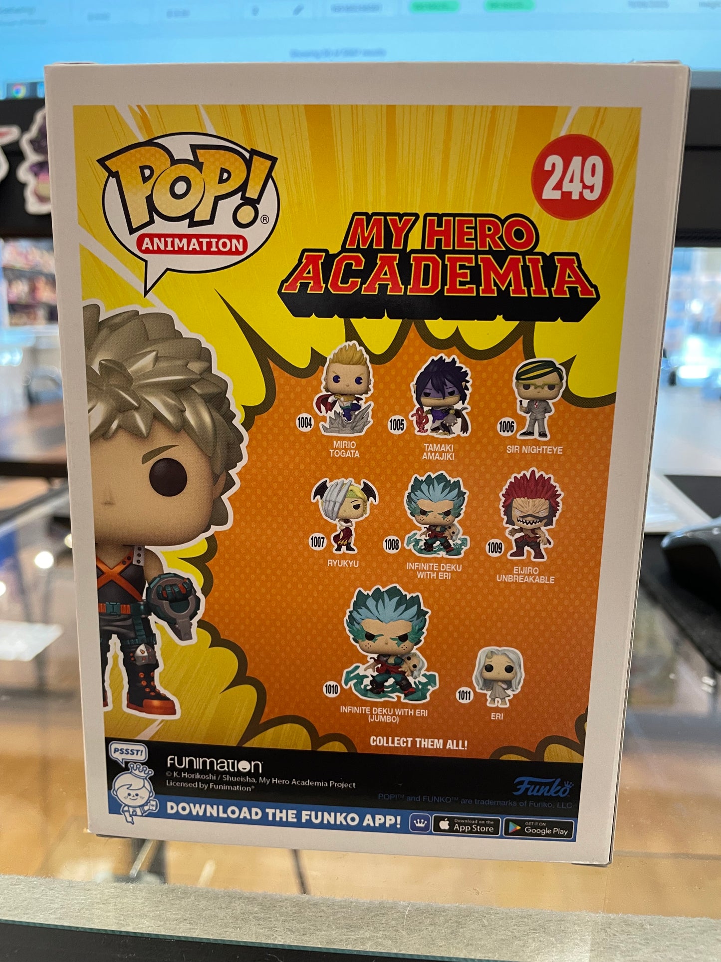 Funko My Hero Academia Katsuki Bakugo #249 (Very Good) GameStop  Exclusive
