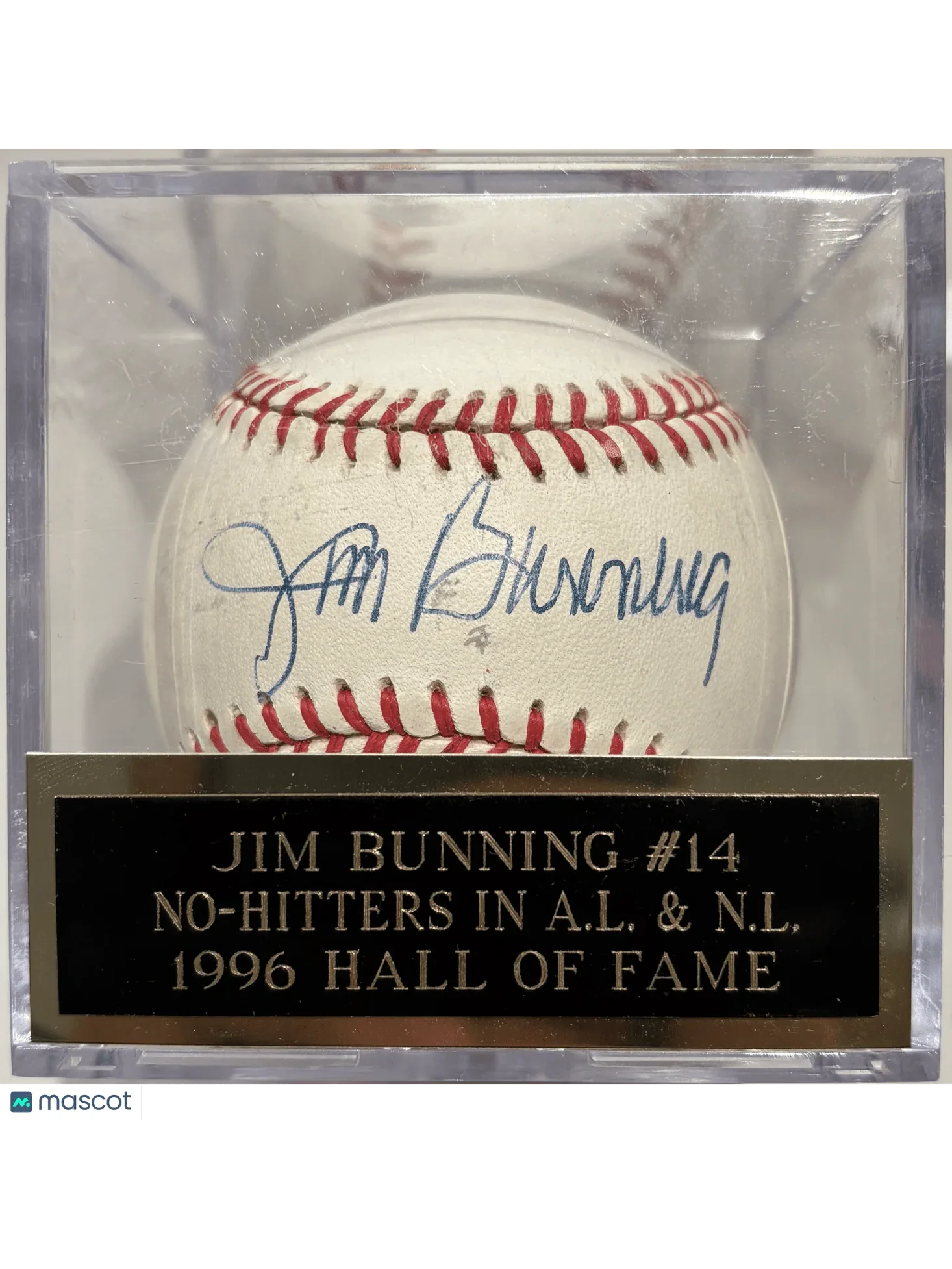 Jim Bunning Detroit Tigers Signed Baseball Ball - Papa Joey's Collectibles