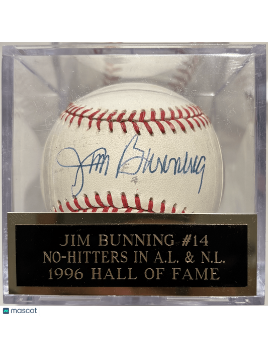 Jim Bunning Detroit Tigers Signed Baseball Ball