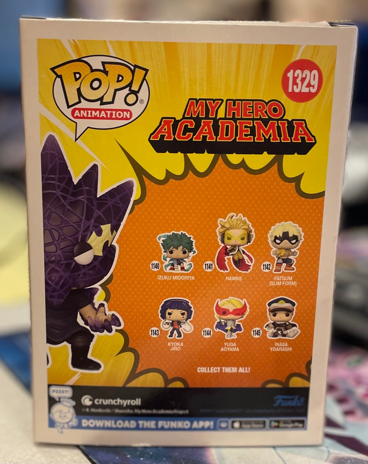 Funko My Hero Academia Fumikage Tokoyami #1329 Very Good Hot Topic Exclusive
