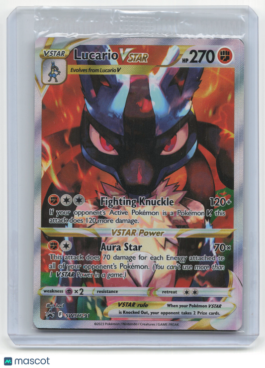 2023 Pokemon Lucario VSTAR Crown Zenith #SWSH291 Sealed