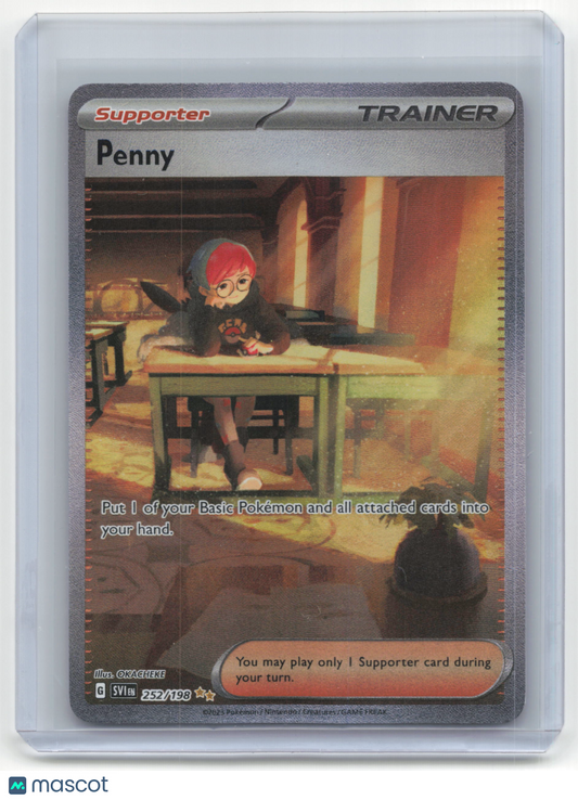 2023 Pokemon Penny Scarlet & Violet #252/198 Near Mint