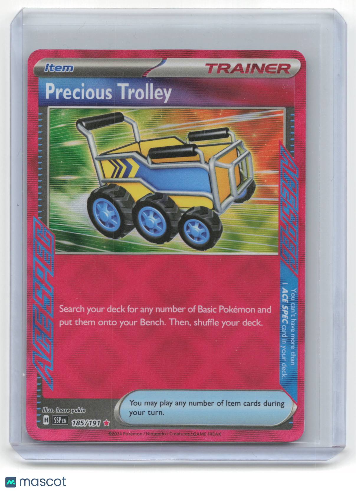 2024 Pokemon Precious Trolley Surging Sparks #185/191