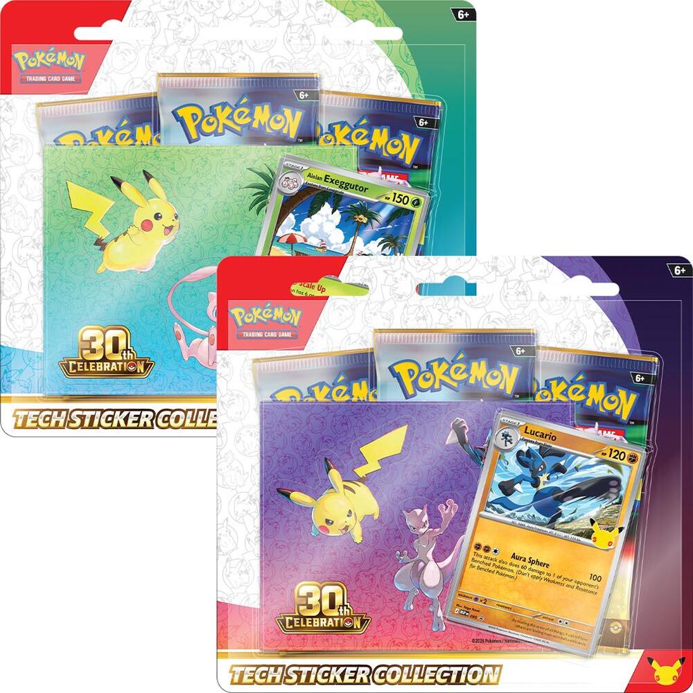 2026 Pokémon TCG: 30th Celebration Tech Sticker Collection