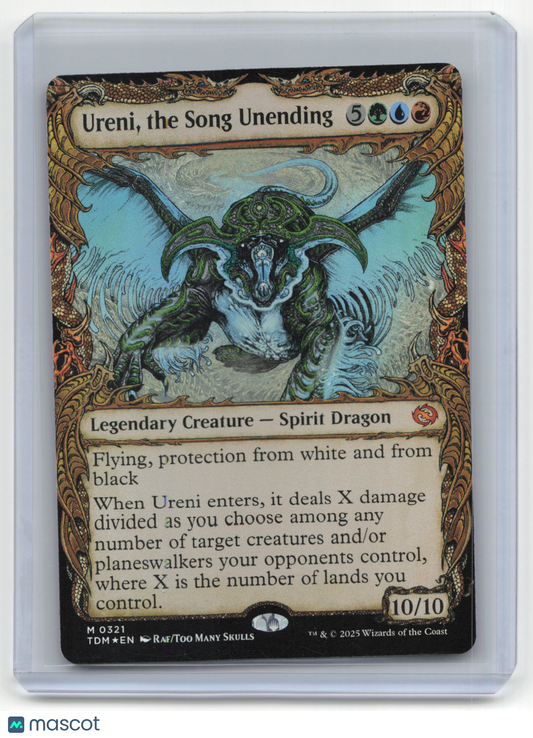 2025 Magic: The Gathering Ureni, the Song Unending Dragonstorm #M 0321 Foil