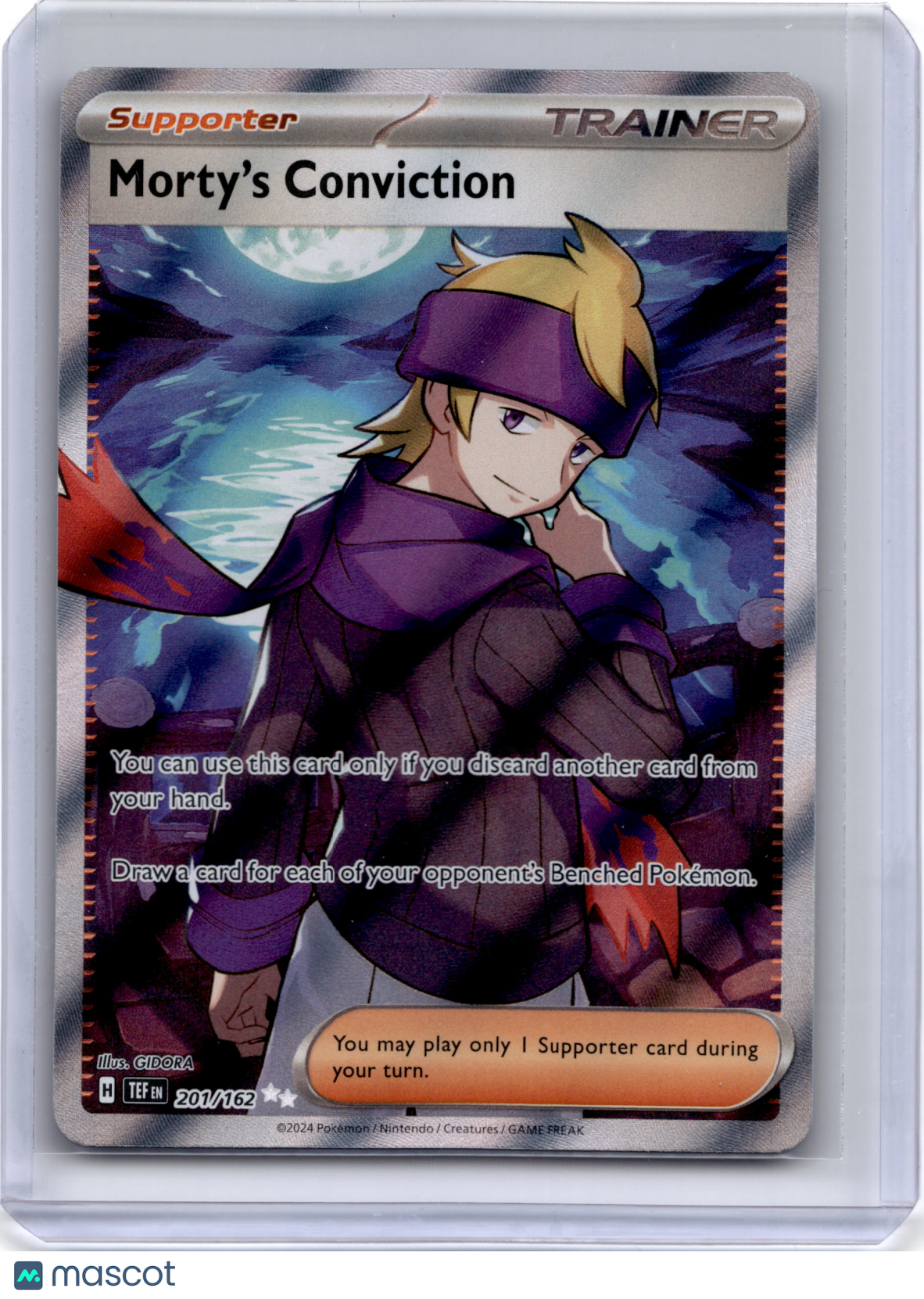 2024 Pokemon Morty's Conviction Temporal Forces #201/162 - Papa Joey's Collectibles