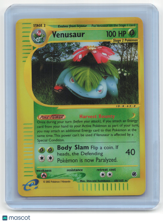 2002 Pokemon Venusaur Expedition Base Set #68/165 Near Mint