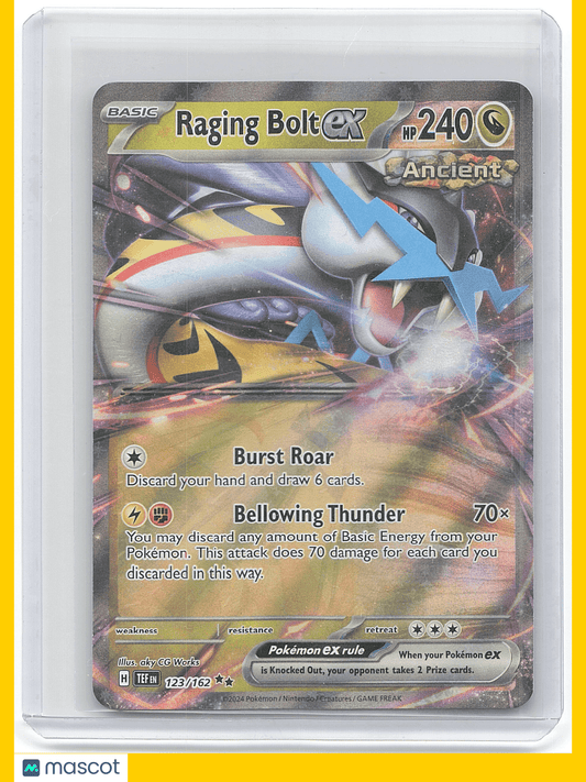 Pokemon Raging Bolt ex 2023 Pokemon Ancient #123/162 123/162