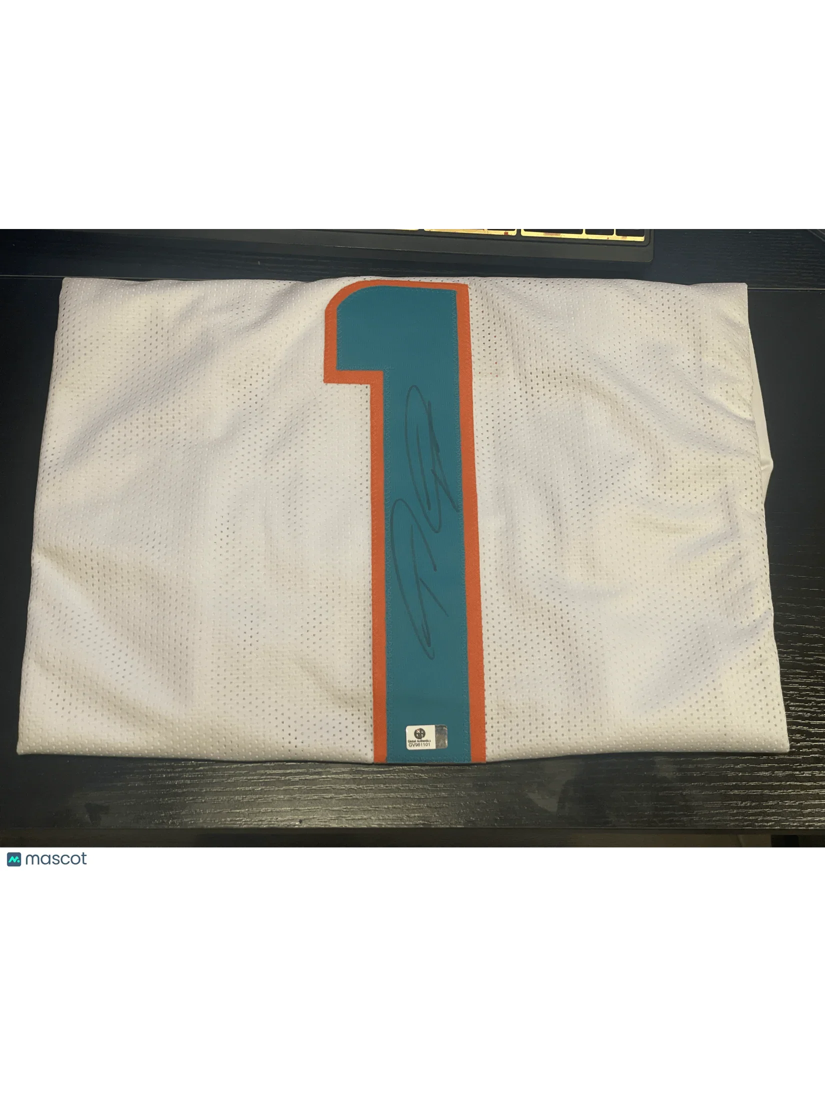 Tua Tagovailoa Miami Dolphins Signed/Autographed Custom Football Jersey - Papa Joey's Collectibles