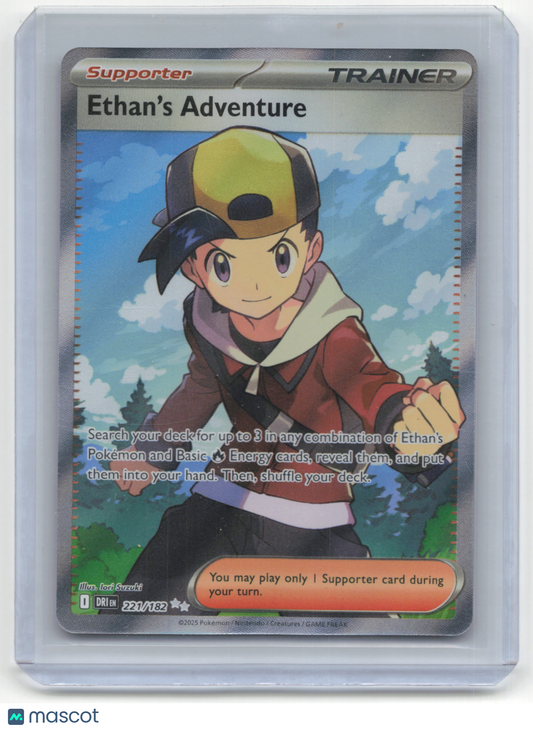 2025 Pokemon Ethan's Adventure Destined Rivals #221/182 Near Mint