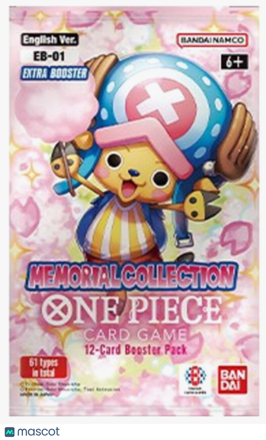 2024 One Piece EB-01 Memorial Collection Booster Pack