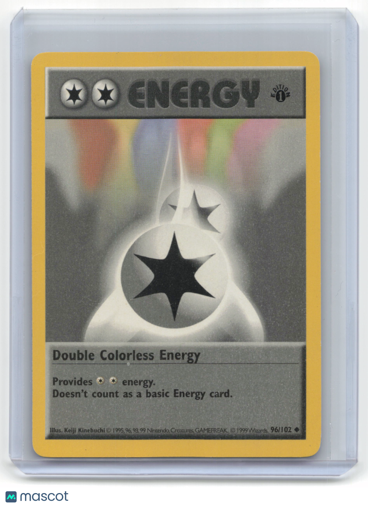 Double Colorless Energy 1999 Pokemon Base Set #96/102 Light Played 1st Edition