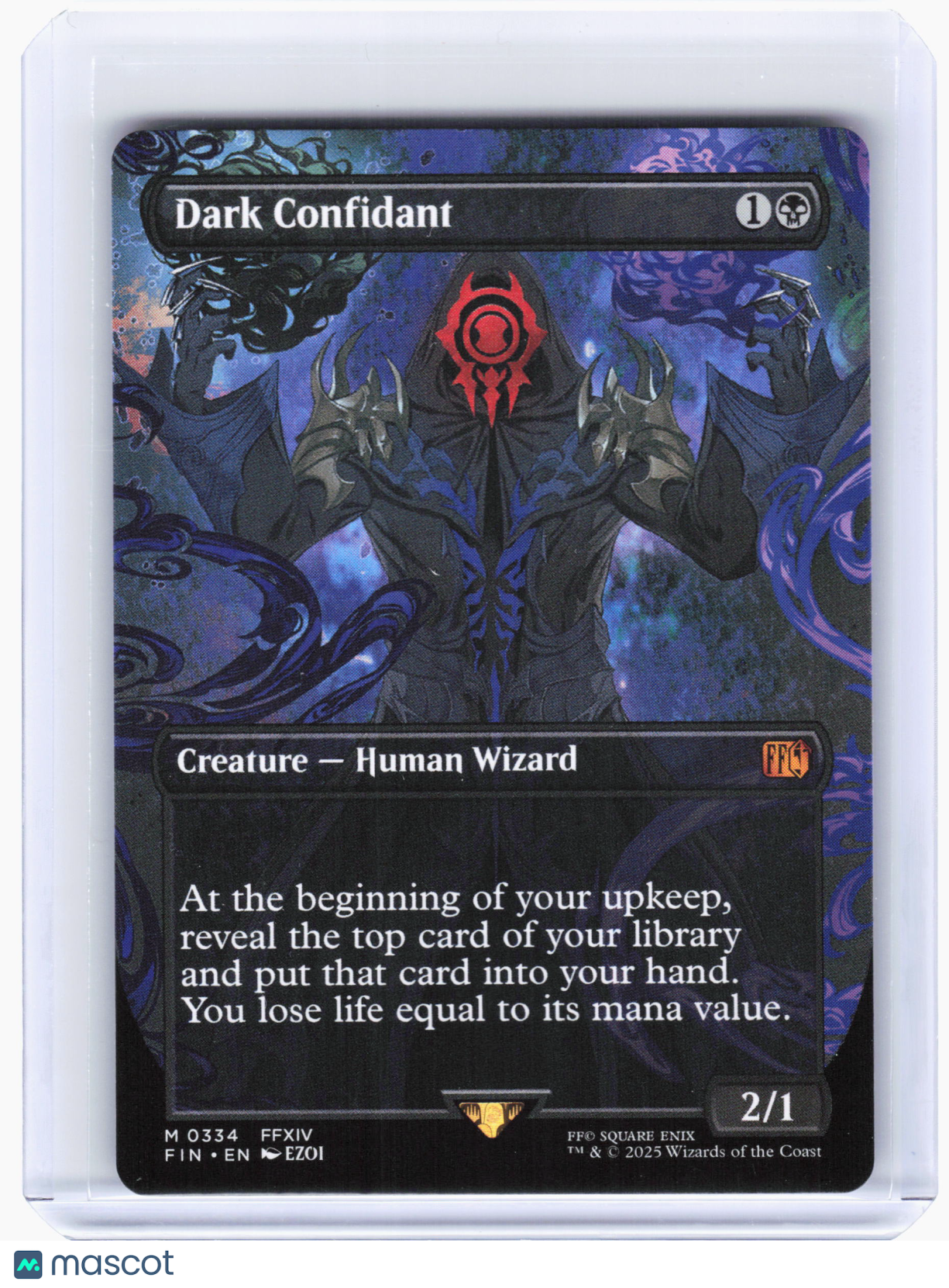 2025 Magic: The Gathering—Dark Confidant #0334 FIN—Mythic Non-Foil (Borderless)
