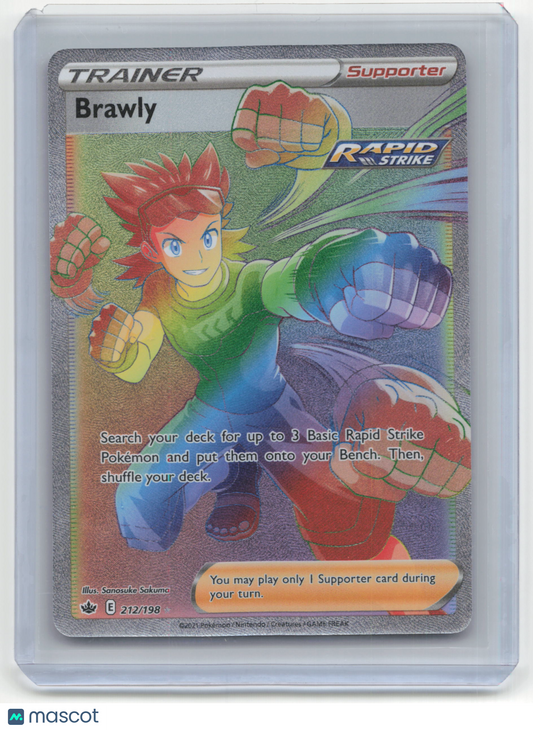2021 Pokemon Brawly Chilling Reign #212/198 Near Mint FA