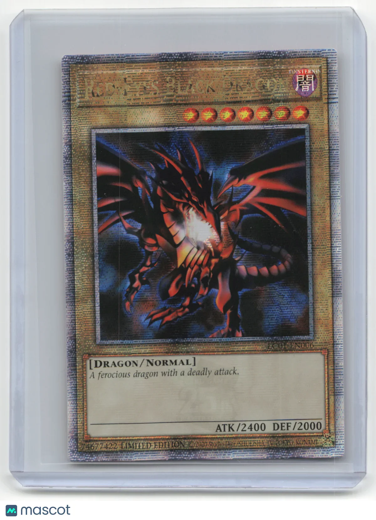 2023 Yu-Gi-Oh! Red-Eyes Black Dragon 25th Anniversary #LC01-EN006 QCR - Papa Joey's Collectibles