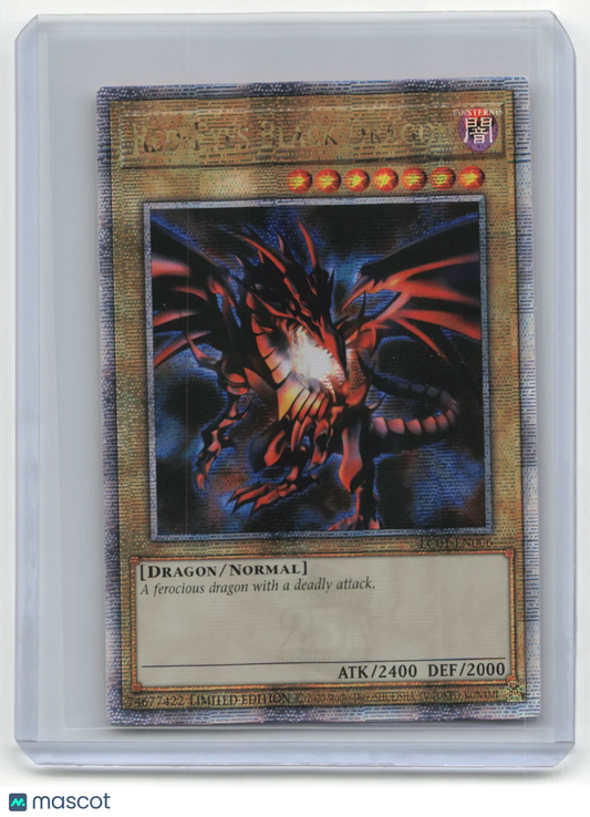 2023 Yu-Gi-Oh! Red-Eyes Black Dragon 25th Anniversary #LC01-EN006 QCR - Papa Joey's Collectibles
