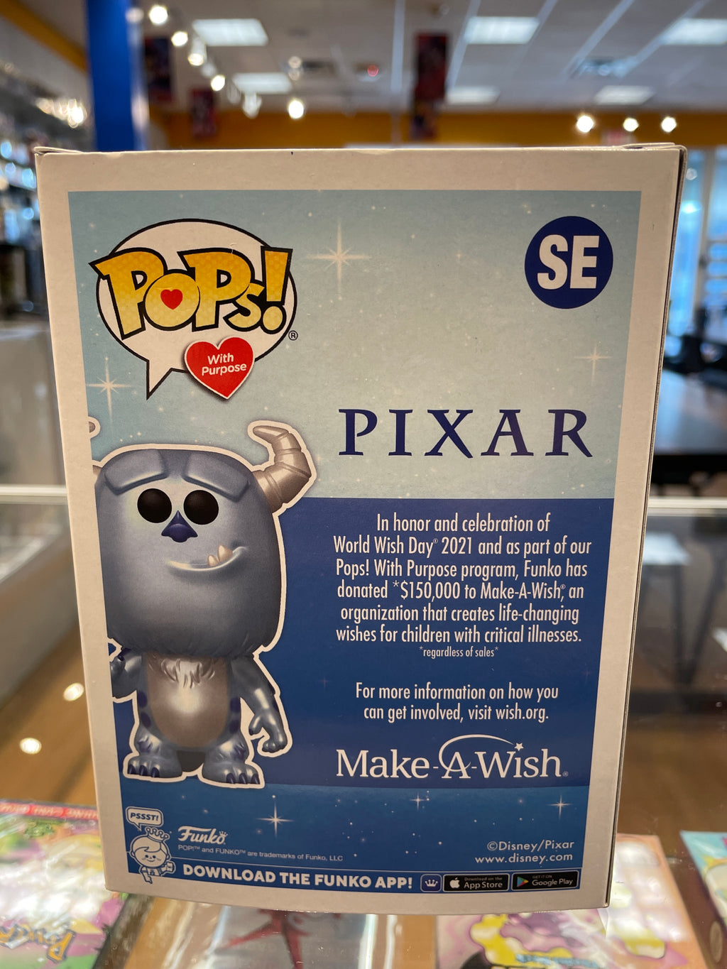 Funko Pixar: Sulley #SE (Good) Make A Wish, Metallic