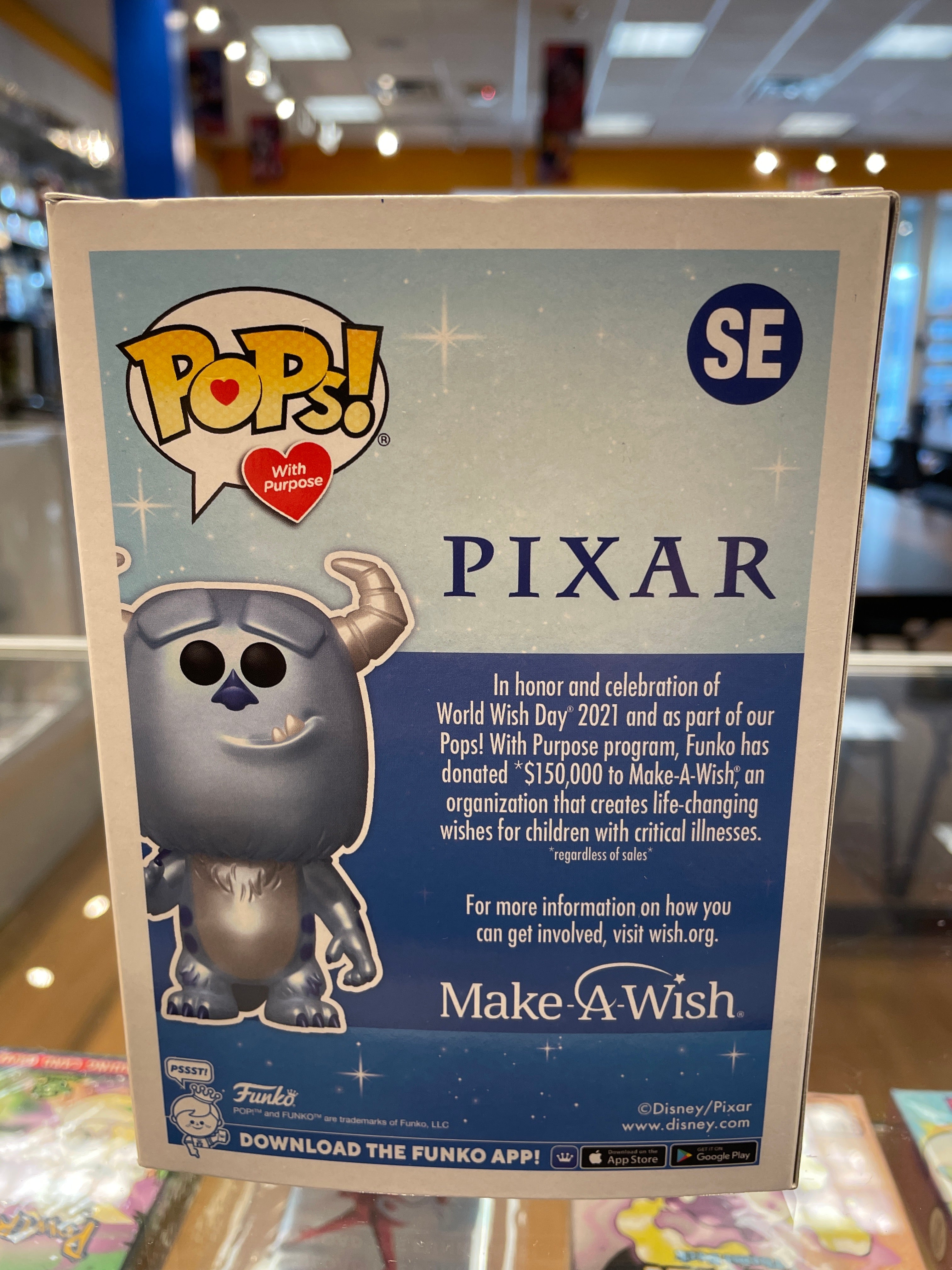 Funko Pixar: Sulley #SE (Good) Make A Wish, Metallic