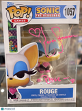 Funko Sonic the Hedgehog Rouge #1057 # Very Good *Signed by Karen Strassman*