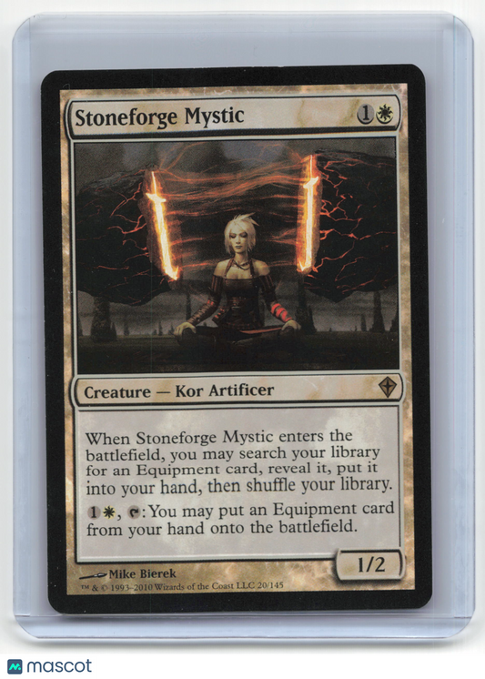 2010 Magic: The Gathering Stoneforge Mystic Worldwake #20/145 LP Foil