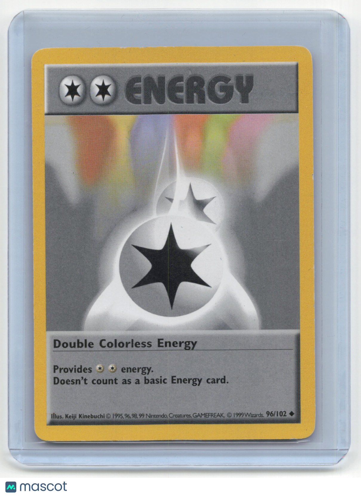 1999 Pokemon—Double Colorless Energy #96 Base Set (Shadowless)— Non-Foil [MP]