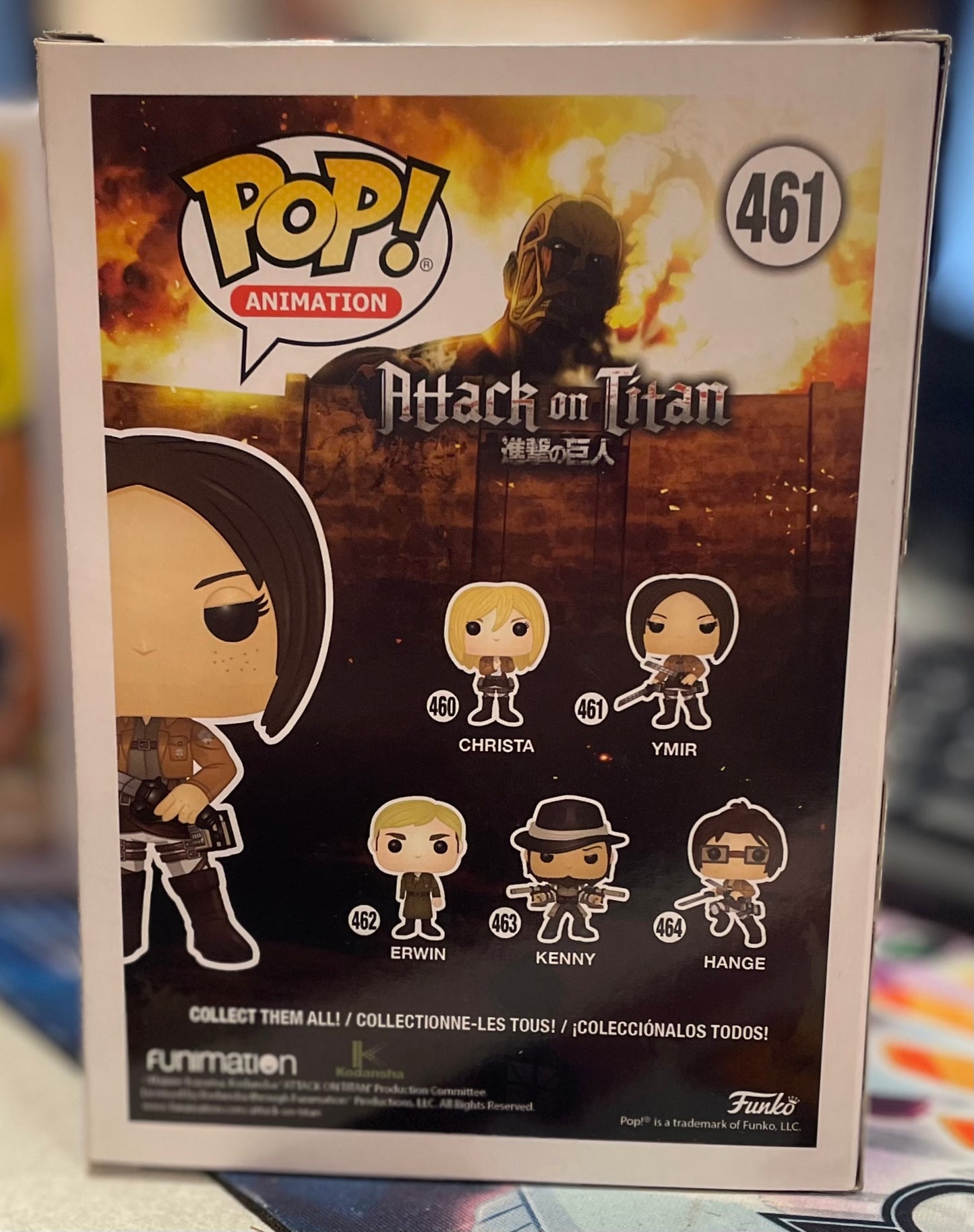 Funko Attack on Titan Ymir #461 Very Good