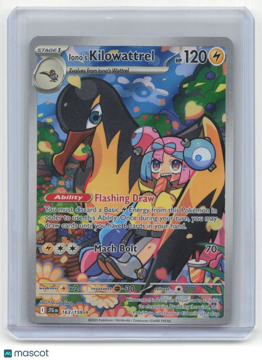 2025 Pokemon Kilowattrel Journey Together #163/159