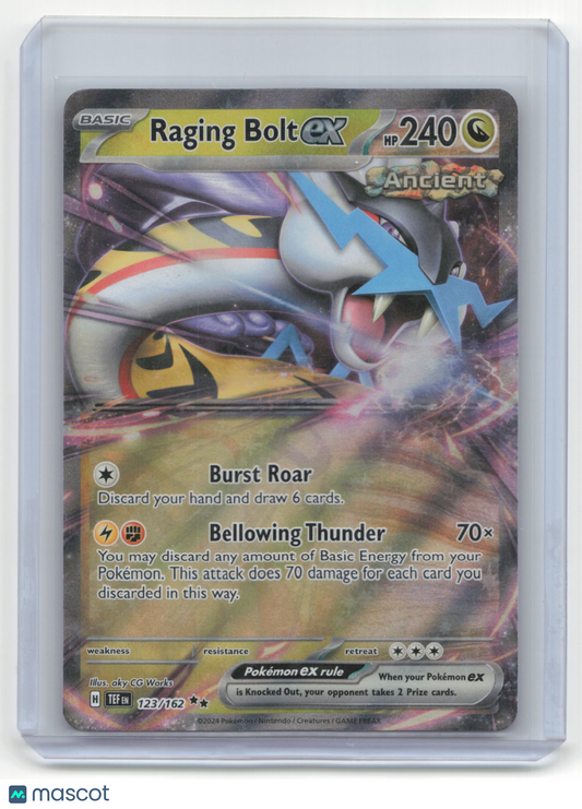 2024 Pokemon Raging Bolt EX Temporal Forces #123/162