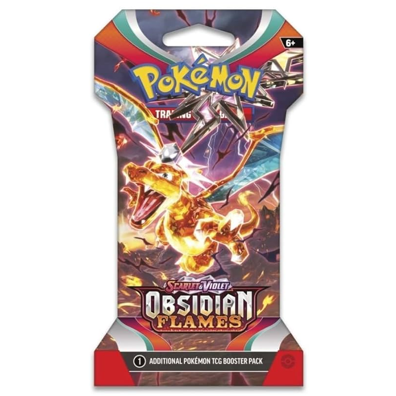 2023 Pokemon Scarlet & Violet Obsidian Flames Sleeved Booster Pack