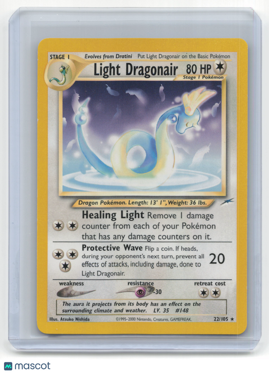 2002 Pokemon Light Dragonair Neo Destiny #22/105 Light Played Unlimited
