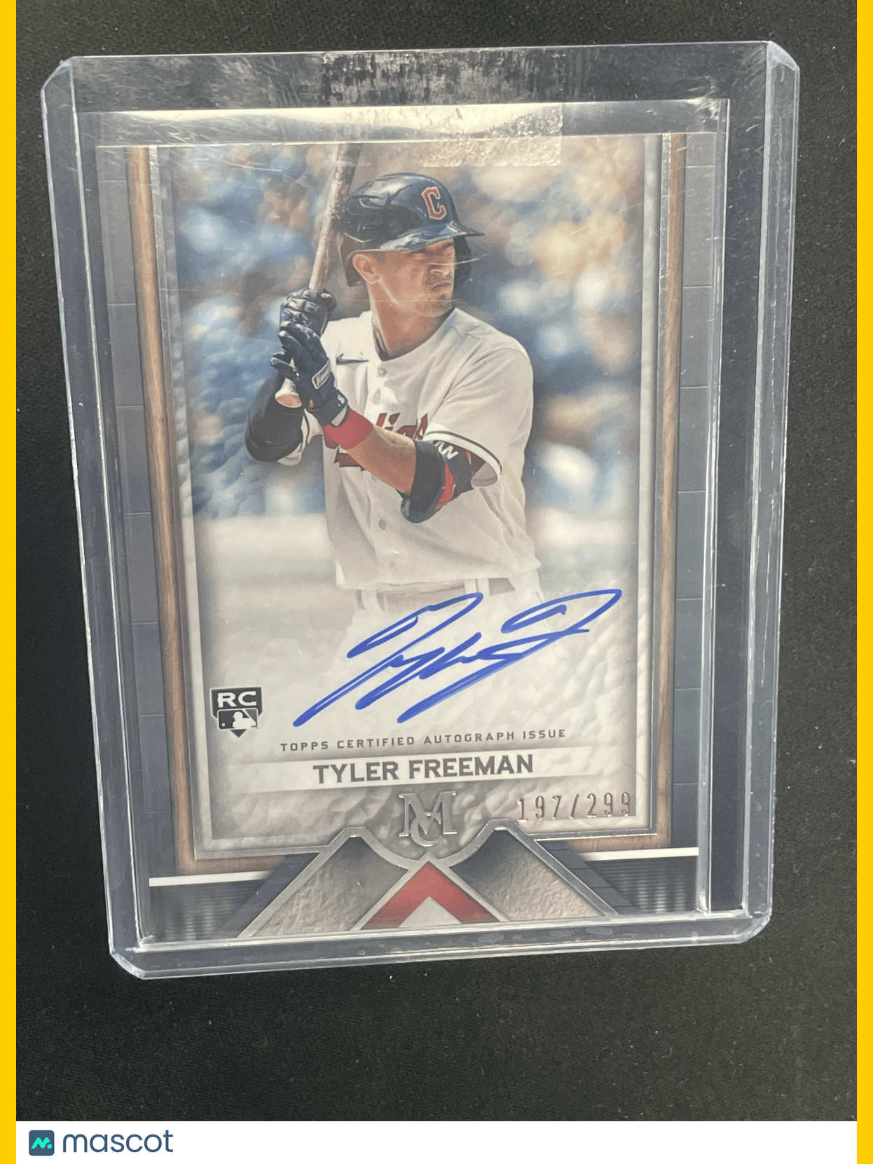 2023 Topps Baseball Tyler Freeman Autograph RC #/299