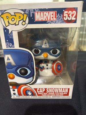 POP! MARVEL 532 CAP SNOWMAN