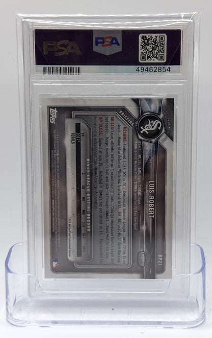 2018 Bowman Paper Prospects Baseball—Luis Robert #BP21 —PSA 9