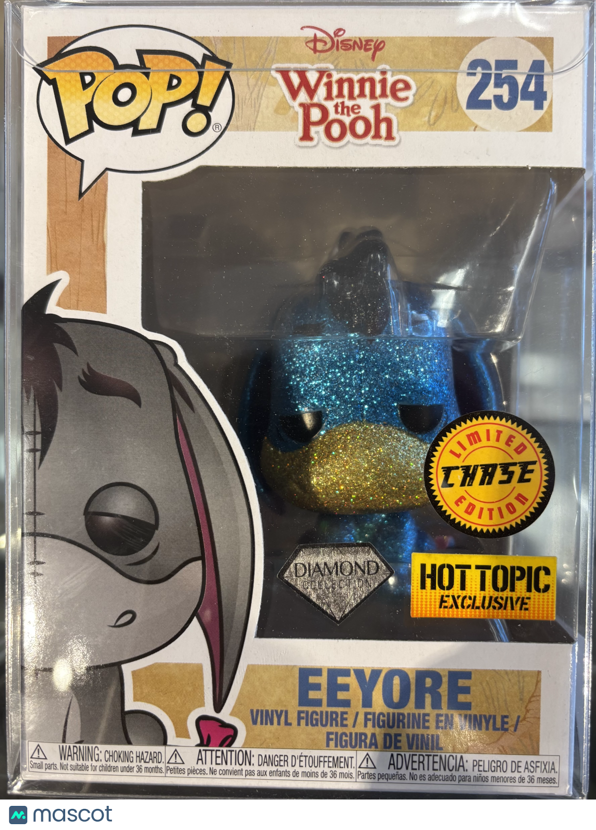 Funko Winnie the Pooh: Eeyore #254 (Very Good) Hot Topic Exclusive, Diamond